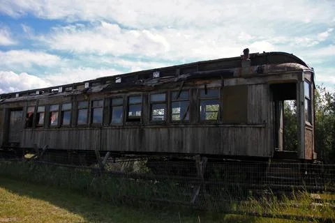 The scary train Stock Photos