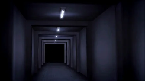 Scary Tunnel 库存影片 23844392