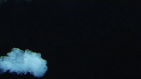 A scary VHS text, No way out, appearing on the screen with a smoke, typical of a Video stock 122804530