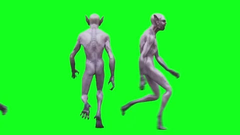 Scary werewolf, monster, vampire. realistic 4k animation. Vídeo Stock 264760153