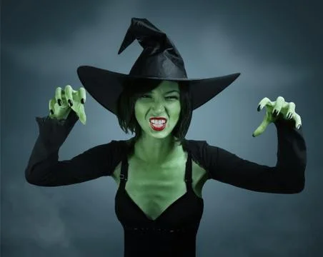 Scary witch Stock Photos