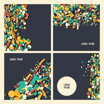 Scatter background vector Stock Illustration