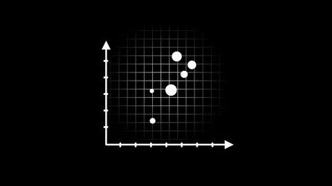 Scatter Plot Data Icon Stock Footage 346804203