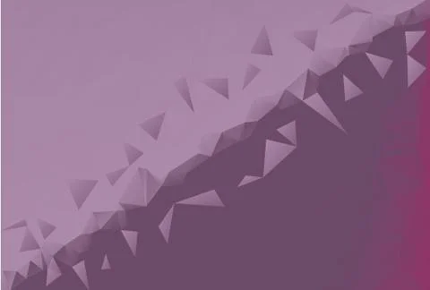 Scatter Triangles On Different Side Abstract Low Poly Polygonal Background Stock Illustration