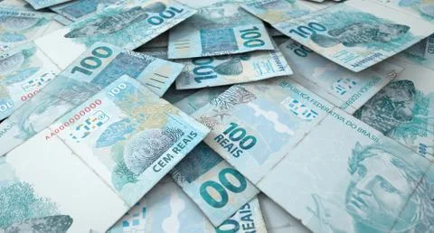 Scattered Banknote Pile Stock Illustration