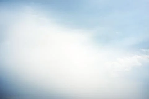 Scattered cloud clusters in a blue sky, blue sky background with white clouds Stock-Fotos