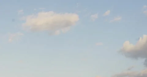 Scattered clouds in the sky Stock Footage 62834595