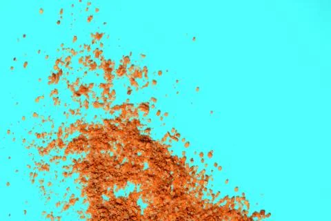 Scattered coffee scrub on white background Stock Photos