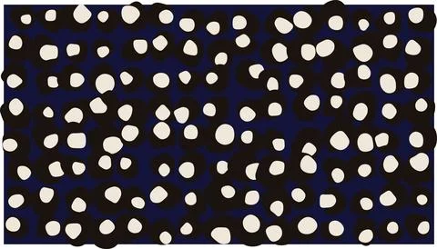 Scattered colorful circular light dots pattern Stock Illustration