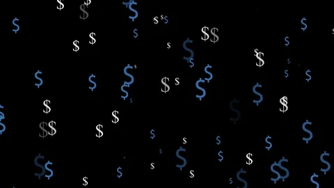 Scattered dollar signs background creating a modern finance and money conce.. Stock-Footage 337084564