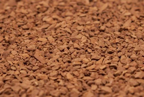 Scattered ground coffee texture Foto stock