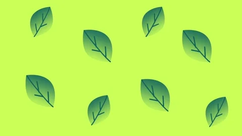 Scattered Leaf Motif Stock Footage 335630272