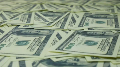 Scattered money Stock Footage 89451063