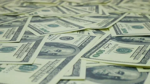 Scattered money with moving camera 動画素材 89538961