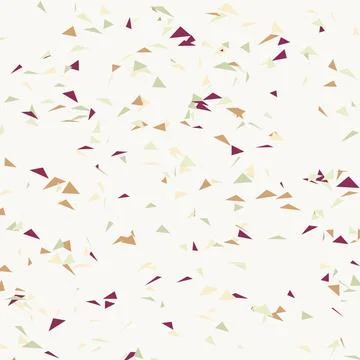 Scattered multicolored triangular confetti pieces Stock Illustration