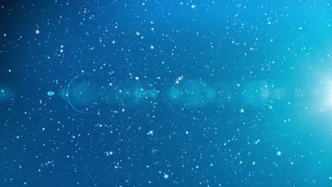 Scattered particles converging to form a circle Stock Footage 292449248