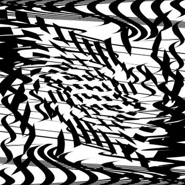 Scattered pattern. Scattered overlapping random shapes geometric pattern Stock Illustration