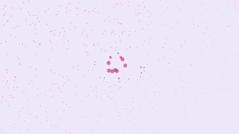 Scattered small dots pattern on transparent background for design projects Stock Footage 348718346