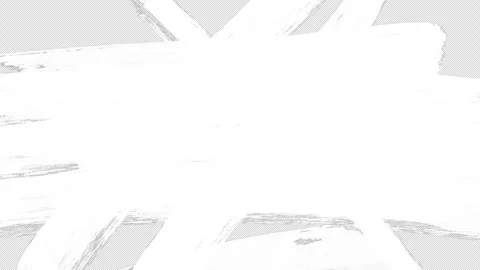 Scattered White Brush Wipe Transition with Alpha Channel Animated 4K Overlay Stock Footage 342250386