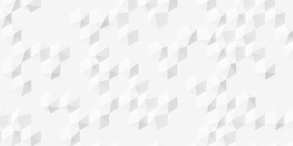 Scattered white offset random center polygon hexagon or honeycomb polygon g.. 스톡 일러스트