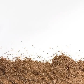 Scattering chocolate drops Foto stock