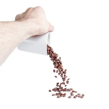 Scattering of coffee Stock Photos