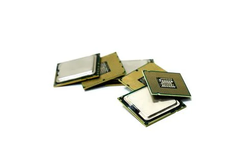 Scattering cpu (central processing unit) central computing element of a compu 스톡 사진