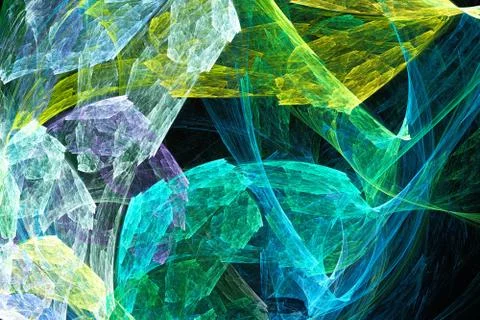 A scattering of diamonds. Illustrazione stock