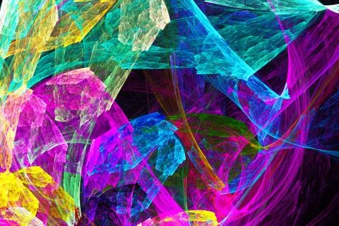 A scattering of diamonds. Stock Illustration