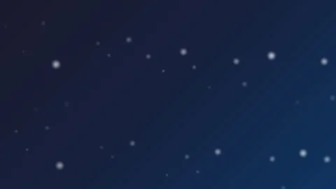 A scattering of glowing white particles against a deep blue gradient background Stock-Footage 335117327