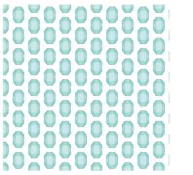 A scattering of precious stones. Multi-colored crystals, gems. Seamless pattern Illustrazione stock