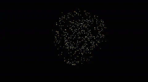 Scattering of substance on black background. Effect for drawing attention Stock Footage 59852063