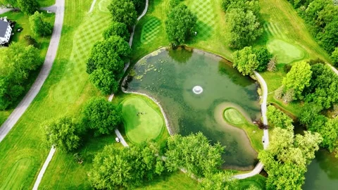 Scattering Trees - West Hill Golf Course - Syracuse, NY Stock Footage 336527255