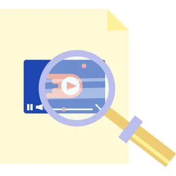 Scenario analysis icon flat vector web software Ilustración de archivo