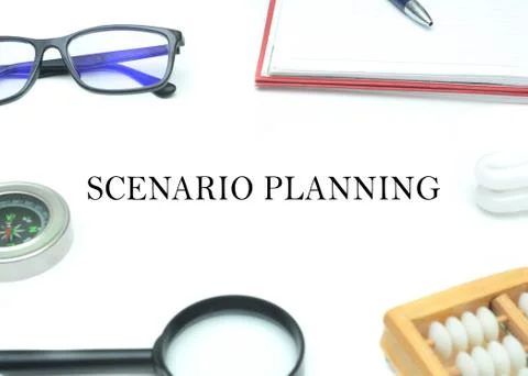 Scenario planning concept.  Stock Photos