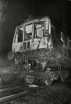 The Scene After Crossing Keeper Ruby Sherrard Allowed A Lorry To Cross A Level C Foto stock