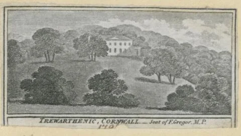 SCENE from ANTHONY, CORNWALL Maps K.Top.9.38-2. Place of publication: Engl... Stock Photos