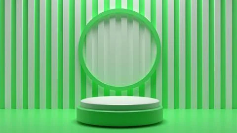 Scene background backdrop podium stand .product shelf standing backdrop .pede Stock Photos