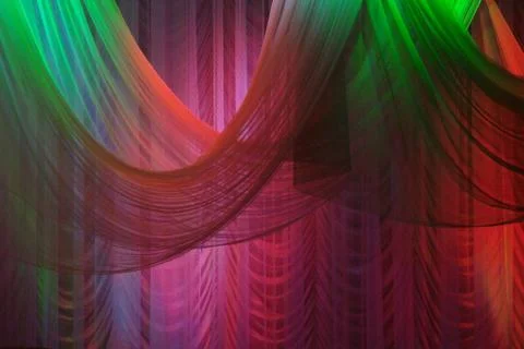 Scene background curtains Stock Photos