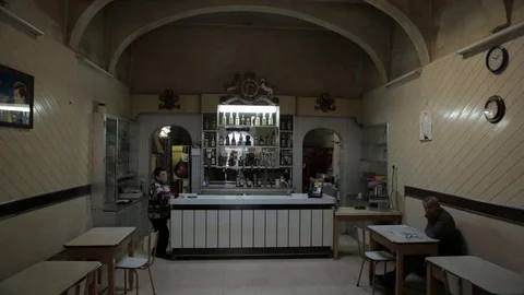 Scene in a bar Stock Footage 108634757