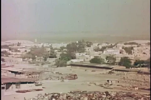 Scene of buildings and structures in the city of Jeddah - 1973 Stock Footage 105747102