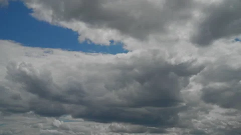 Scene clouds move in sky Stock Footage 234873287