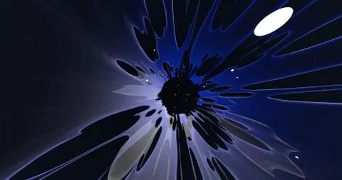 Scene of a colorful explosion Stock Illustration
