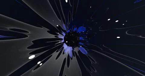 Scene of a colorful explosion Stock Illustration