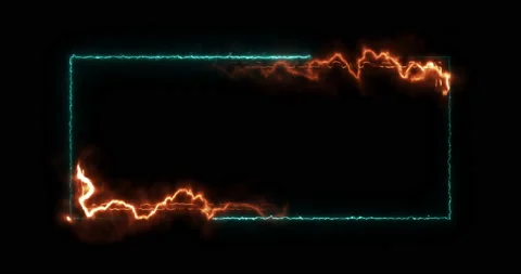 Scene of colorful rectangle light blue and orange motion abstract effect Stock Footage 146202994