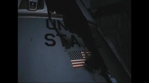 Scene of damage spacecraft - 1967 Stock Footage 104330685