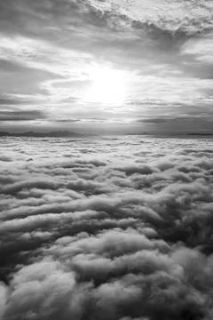 Scene of dramatic cloudscape during sunrise over kuala lumpur.kuala lumpur .. Stock-Fotos