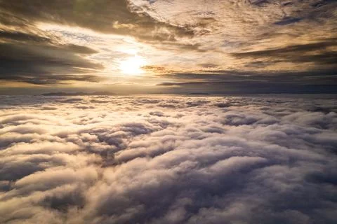 Scene of dramatic cloudscape during sunrise over kuala lumpur.kuala lumpur .. Stock Photos