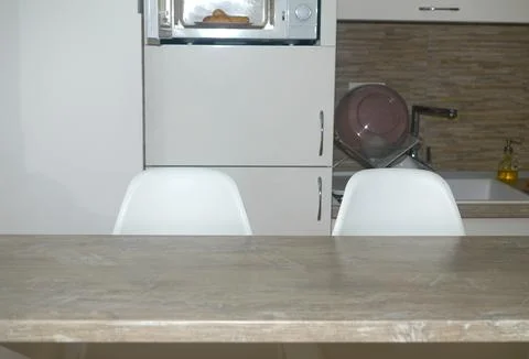 Scene from a kitchen - suitable as a background Stock Photos