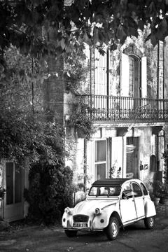 Scene in provence Stock Photos